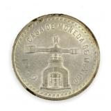 1949 Mexico Una Onza Silver Peso