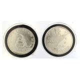 (2) Boston Tea Party .999 Pure Silver Rounds