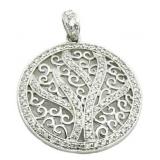 XX-Large White Topaz Designer Pendant