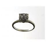 14kt Gold Vintage Filligree Diamond Ring