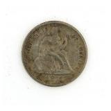 1875 Seated Liberty Silver Dime *Nice