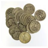 (20) Mixed Silver Washington Quarters