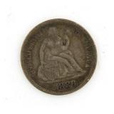 1886 Seated Liberty Silver Dime *Nice
