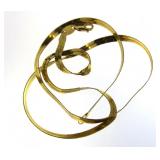 14kt Gold 3.5 mm Harringbone 18.5" Necklace