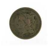 1869 - 3 Cent Nickel