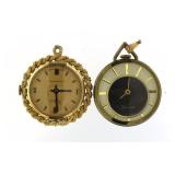 (2) Sheffield & Swiss Lucerne Pendant Watches