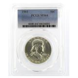 1961 MS64 Franklin Silver Half Dollar