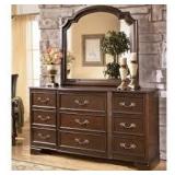 Ashley b578 Quality Dresser & Mirror