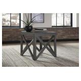 Ashley T329-2 Gray 24" Square End Table