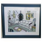 Interior View with Mirror Giclee by Lichtenstein