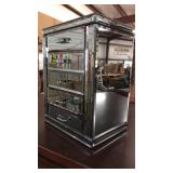$250 Powell Mirrored Table Top Jewelry Box