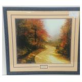 Autumn Lane Giclee by Thomas Kinkade