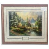 Dogwood Chapel Giclee by Thomas Kinkade