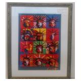 Liberty & Justice Giclee by Peter Max