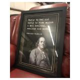 Benjamin Franklin Quote Print