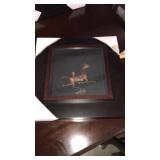 Large Bronze Casted Shadowbox Horse