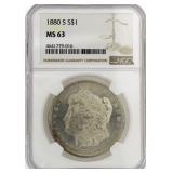 1880-S MS63 Morgan Silver Dollar