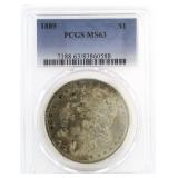 1889 MS63 Morgan Silver Dollar