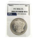 1880-S MS64 PL Morgan Silver Dollar
