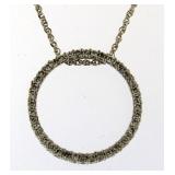 14kt Gold Brilliant 2.00 ct Diamond Pendant