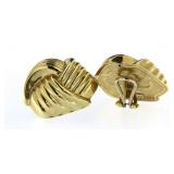 14kt Gold 24.5 mm XX-Large Italian Earrings