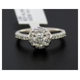 14kt Gold Brilliant 1.00 ct Diamond Solitaire Ring