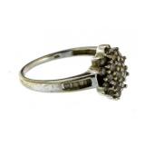 10kt Gold Diamond Waterfall Ring