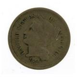 1866- 3 Cent Nickel