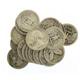 Collection (20) Silver Washington Quarters