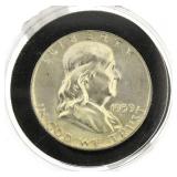1959 BU Franklin Silver Half Dollar