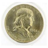 1963 BU Franklin Siilver Half Dollar