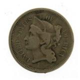 1868 - 3 Cent Nickel