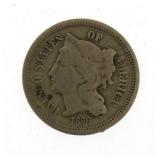 1868 - 3 Cent Nickel
