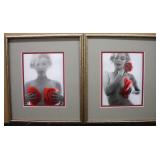 Marilyn Monroe Red Roses