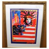 God Bless America Giclee by Peter Max