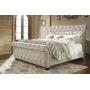 Ashley B643 King Size Large Designer Sleigh Bed