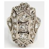 14kt Gold Antique 2.50 ct Diamond Estate Ring