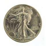 1942 AU+ Walking Liberty Half Dollar