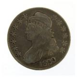 1829 Capped Bust Silver Half Dollar *Very Nice