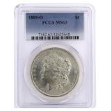 1885-O MS63 Morgan Silver Dollar