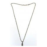 14kt Gold Diamond Pendant w