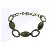 Oval 22.50 ct Genuine Turquoise Bracelet