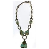 Genuine Turquoise 36.00 ct Necklace