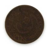 1865 - Copper 2 Cent Piece