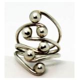 XL Sterling Silver Vintage Designer Ring