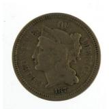 1873 - 3 Cent Nickel