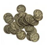 (26) Mercury Silver Dimes