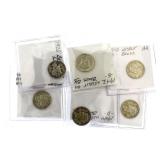 (6) Better Date Mercury Silver Dimes