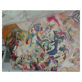 Huge Abstract Oil On Canvas