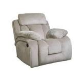 Ashley 8650425 Gray Large Rocking Recliner
